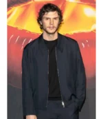 Evan Peters The Beauty 2026 Cooper Madsen Blue Cotton Jacket For Unisex