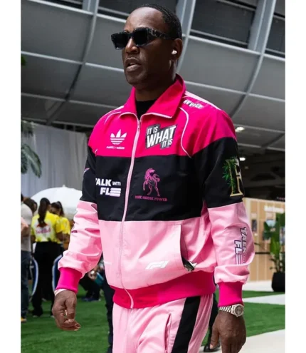 Formula 1 Miami Grand Prix 2026 Rapper Cam’ron Pharrell x Adidas Track Jacket