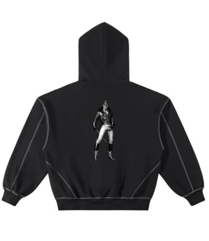 Good BOY X TOM Contrast‑Stitched Boxy Zip Hoodie 2