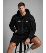 Good BOY X TOM Contrast‑Stitched Boxy Zip Hoodie 4