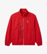 Jordan Clarkson New York Knicks vs Atlanta Hawks 2026 NBA Red Porsche Jacket