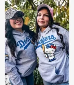 Unisex Los Angeles Dodgers 2026 Hello Kitty Night Hoodie