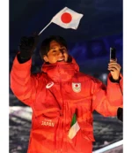 Unisex Milano Cortina 2026 Winter Olympics Opening Ceremony Team Japan Hooded Corduroy Jacket