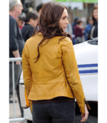 Ninja Turtles Megan Fox April O Neil Yellow Leather Jacket 2