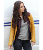 Ninja Turtles Megan Fox April O Neil Yellow Leather Jacket 3