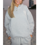 Pink Palm Puff Miami Cloud Club Hoodie 1