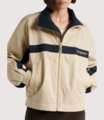 Rihanna SAINT LAURENT Cream Jacket 6