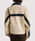 Rihanna SAINT LAURENT Cream Jacket 7