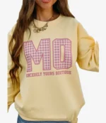 Unisex Sincerely Yours Yellow Crewneck Fleece Sweatshirt