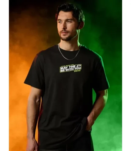Unisex Star Wars Day 2026 May the 4th Be With You Black T-Shirt