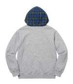 Supreme X Bieber Heather Grey Hoodie 2