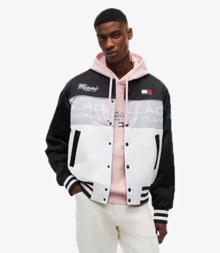 Unisex Tommy Hilfiger x Cadillac 2026 F1 Team Miami Varsity Jacket