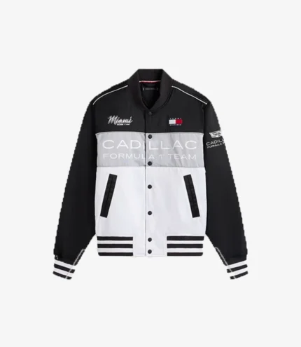 Tommy Hilfiger x Cadillac 2026 F1 Team Miami Varsity Jacket