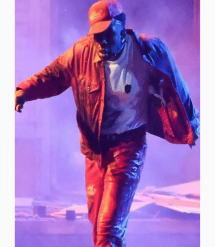 Tyler The Creator Grammy 2026 Red Leather Jacket 4