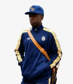 Adidas Real Madrid 20250-26 Navy Blue Track Jacket For Unisex