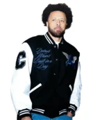 Cade Cunningham Custom Ford Wool & Leather Varsity Jacket For Unisex