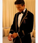 Jaafar Jackson Met Gala 2026 Black and Gold Polo Ralph Lauren Tuxedo For Unisex