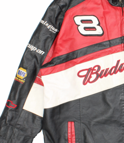Vintage Chase Wilsons Dale Earnhardt Jr Nascar Leather Jacket 5