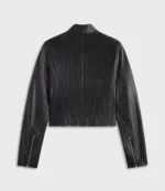 Lisa for Kith Nikita Monogram Leather Zip Top For Unisex