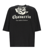 Adidas x Willy Chavarria logo-print rose-graphic T-shirt 1