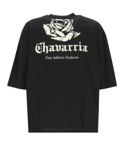 Adidas x Willy Chavarria logo-print rose-graphic T-shirt 1