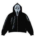 Don Toliver x Scream x CJ Full Zip Slasher Hoodie Black 1