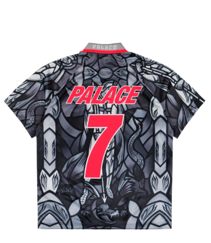 Palace X Nike England Dri-Fit Pewter Grey Football Jersey 2