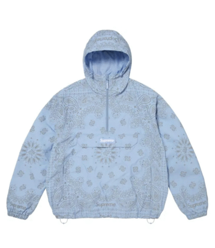 Supreme Reflective Bandana Anorak Hoodie 1