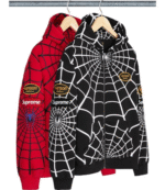 Supreme Spiderman Zip Up Hoodie 1