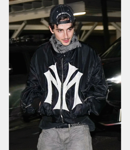 Timothée Chalamet Mowalola My City Bomber Jacket 1 8