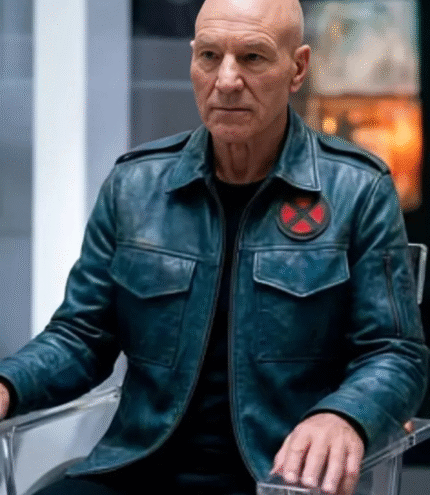 Avengers Doomsday Charles Xavier Leather Jacket 1