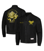 Bruce Lee Mitchell & Ness Celebrating 50 Years Bomber Jacket 1