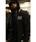 Eminem Detroit Pistons Varsity Jacket 3