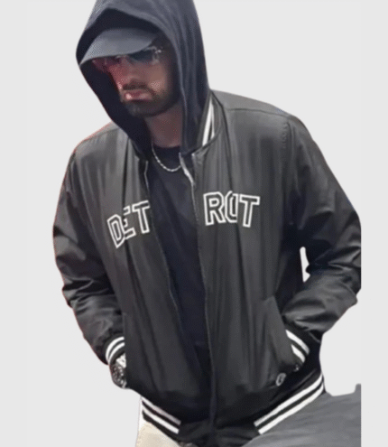 Eminem Detroit Pistons Varsity Jacket 5