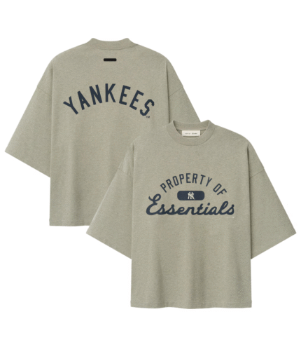 Fear of God x MLB Heather Gray Merch T-Shirt 3