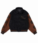 Gal Sang Varsity Black and Brown Jacket 1