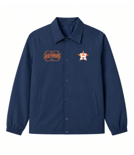 Houston Astros True Navy Coaches Jacket 1