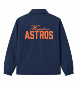 Houston Astros True Navy Coaches Jacket 2