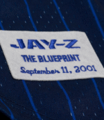 Jay-Z The Blueprint x Mitchell & Ness Navy Mesh Baseball Jersey 4