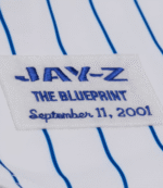 Jay-Z The Blueprint x Mitchell & Ness White Baseball Jersey 3