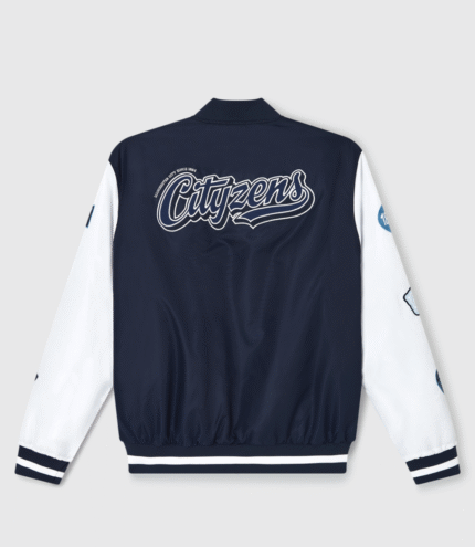 Manchester City Varsity Bomber Jacket 3