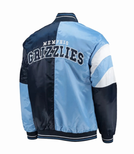 Memphis Grizzlies Blue jacket 3