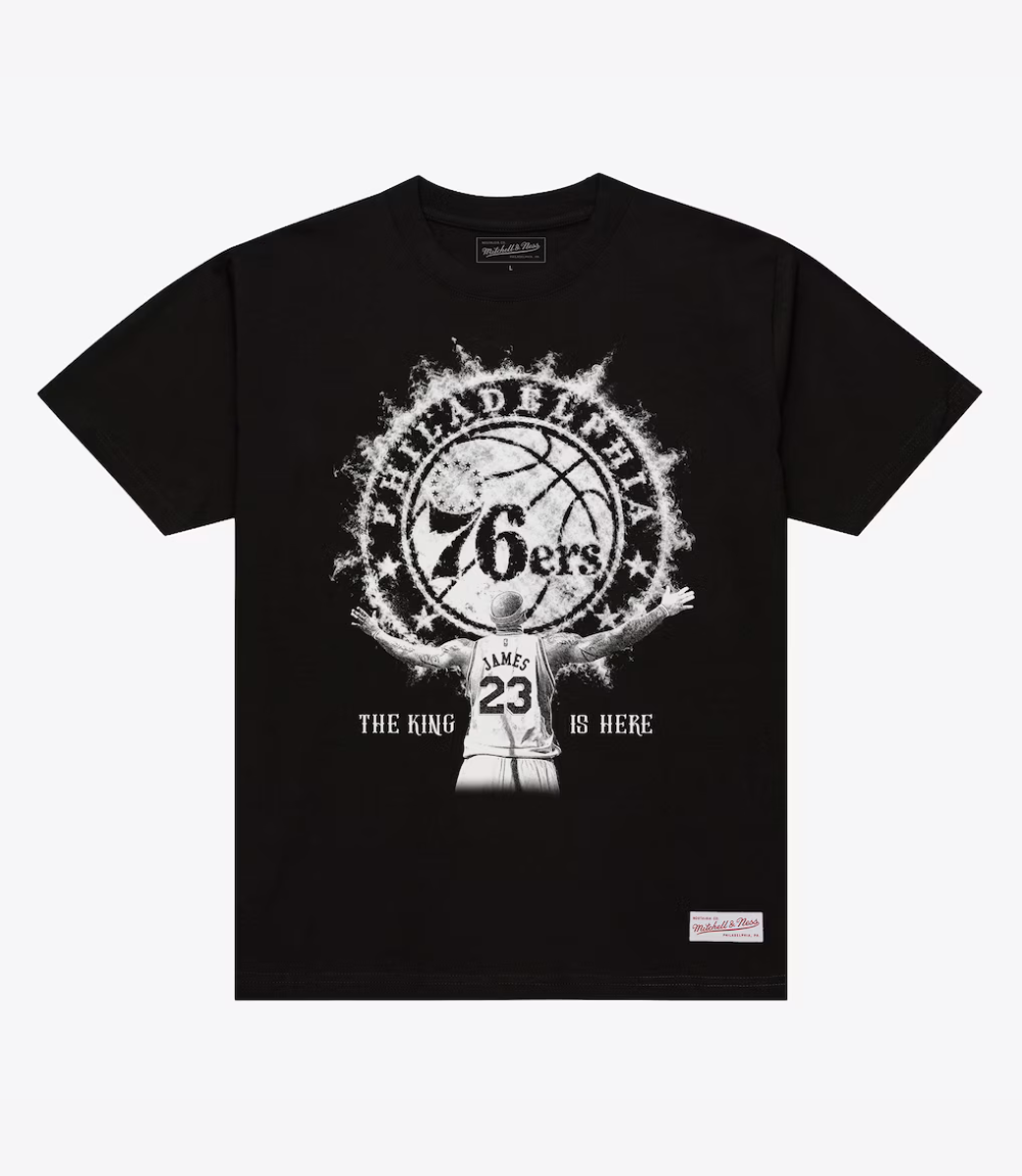 Mitchell & Ness LeBron James Philadelphia 76ers Witness T-Shirt 1 Mitchell & Ness LeBron James Philadelphia 76ers Witness T-Shirt 1