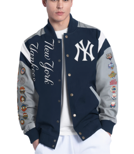 NY Yankees Strong Safety Commemorative Navy Jacket 1