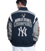 NY Yankees Strong Safety Commemorative Navy Jacket 2