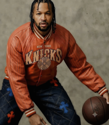 New York Knicks Chrome Hearts Varsity Jacket 2