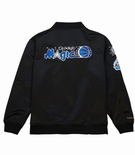 Orlando Magic Vintage Logo Lightweight Satin Jacket 2