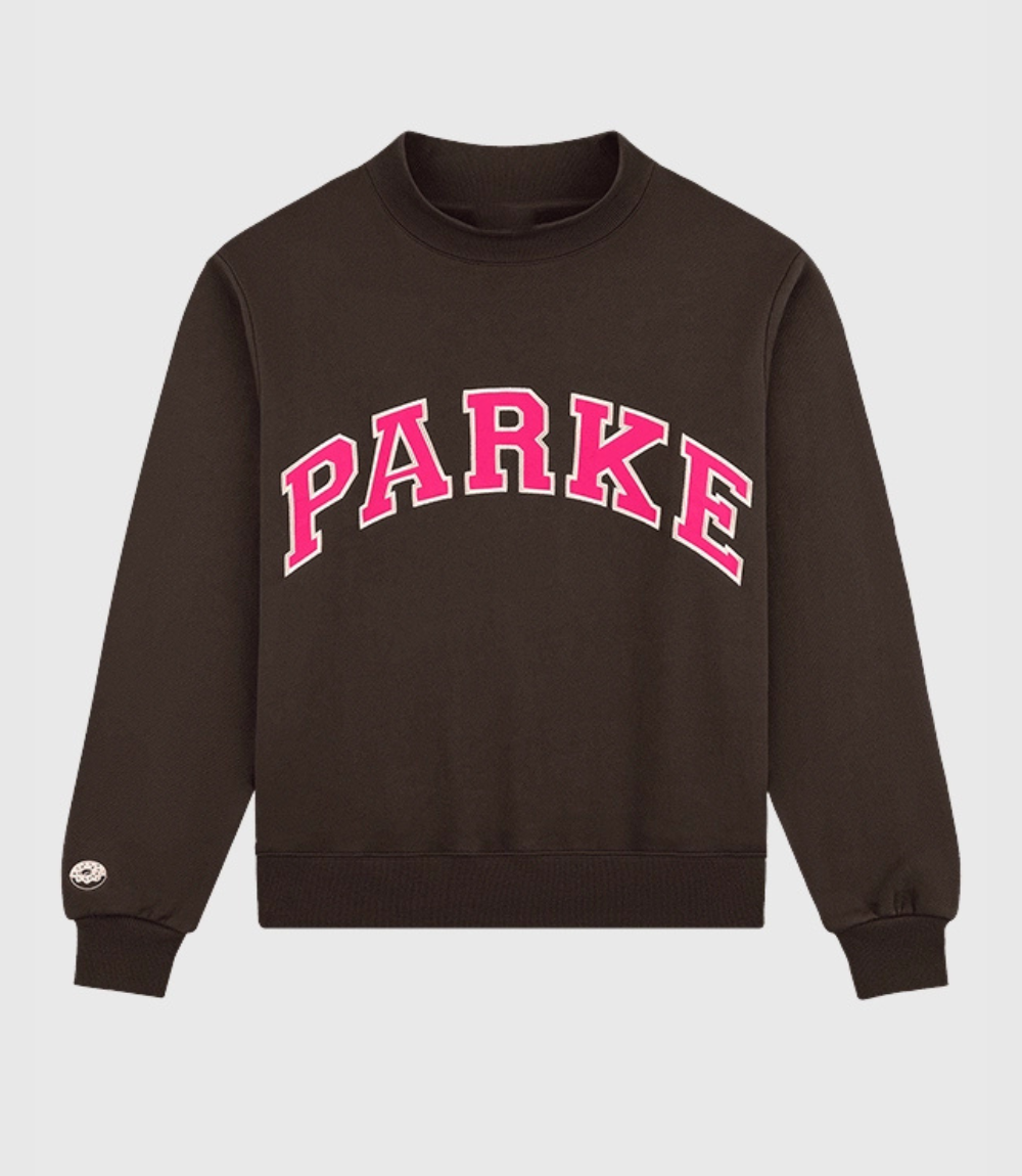 Parke x Dunkin’ Varsity Mockneck Sweatshirt 1 Parke x Dunkin’ Varsity Mockneck Sweatshirt 1