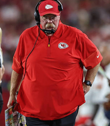 2026 Andy Reid Preseason Chiefs Sideline Half-Zip Jacket 4