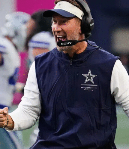 2026 Brian Schottenheimer Preseason Cowboys Sleeveless Anorak Jacket 1